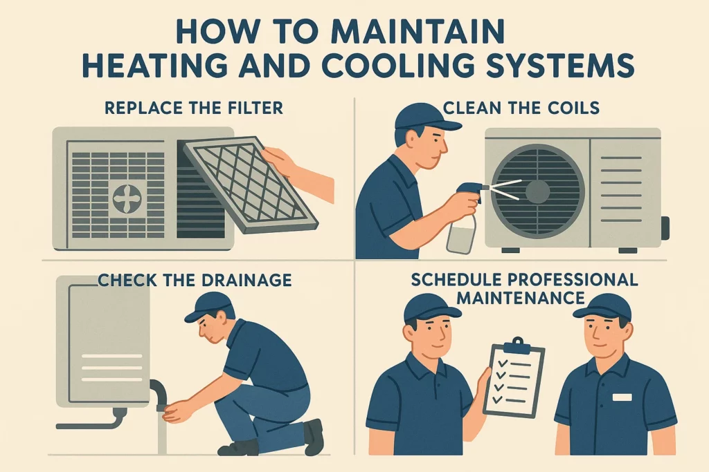 How To Maintain Heating and Cooling Systems