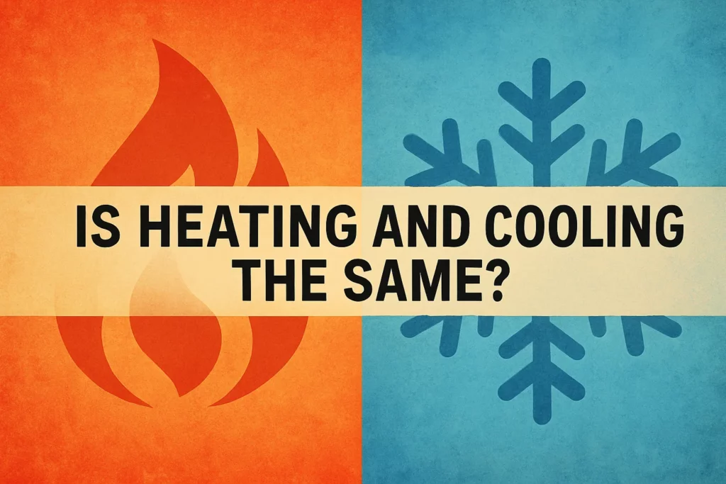 Is Heating and Cooling the Same