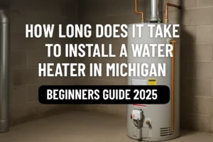 how long does it take to install water heater